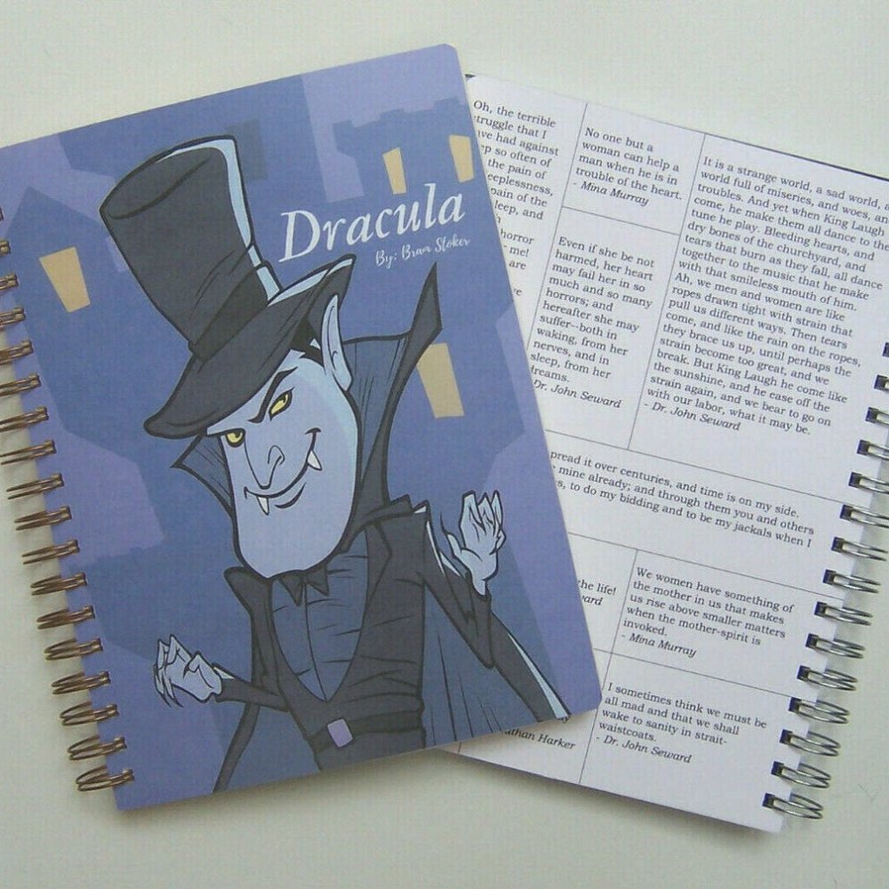 LITERARY LABRADOR Bram Stoker "Dracula" Notebook